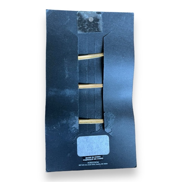 Free Press Nordstrom Hair Clip Accessories Set of 3 Marbled Peach, White, Blue - Picture 2 of 6